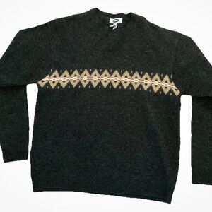 100% Lambswool Crew Neck Sweater Southwest